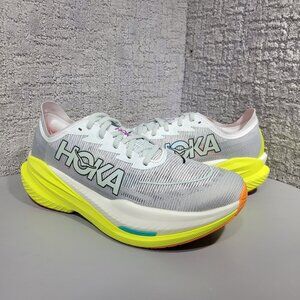 Hoka One One Mach X 2 Men’s US Size 11D Frost Citrus Running Shoes 1155119/FCT